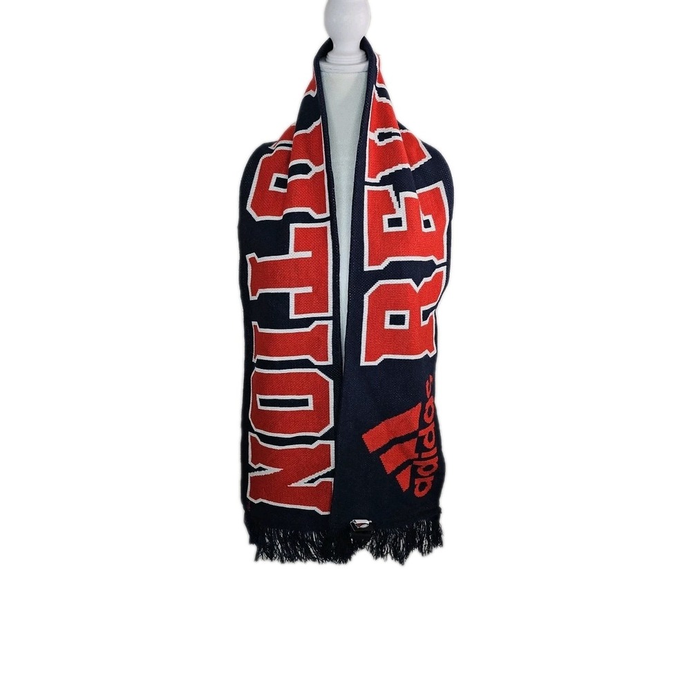 Adidas New England Revolution soccer team Red White Blue Winter Scarf 2016